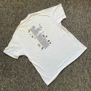 Vintage Skidmore College Vocab‎ 101 Hanes Beefy-T Shirt White XL Single Stitch